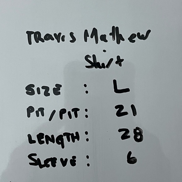 Travis Mathew Golf Polo Shirt Men's Large Blue Lightweight Breathable Athletic - Picture 7 of 7